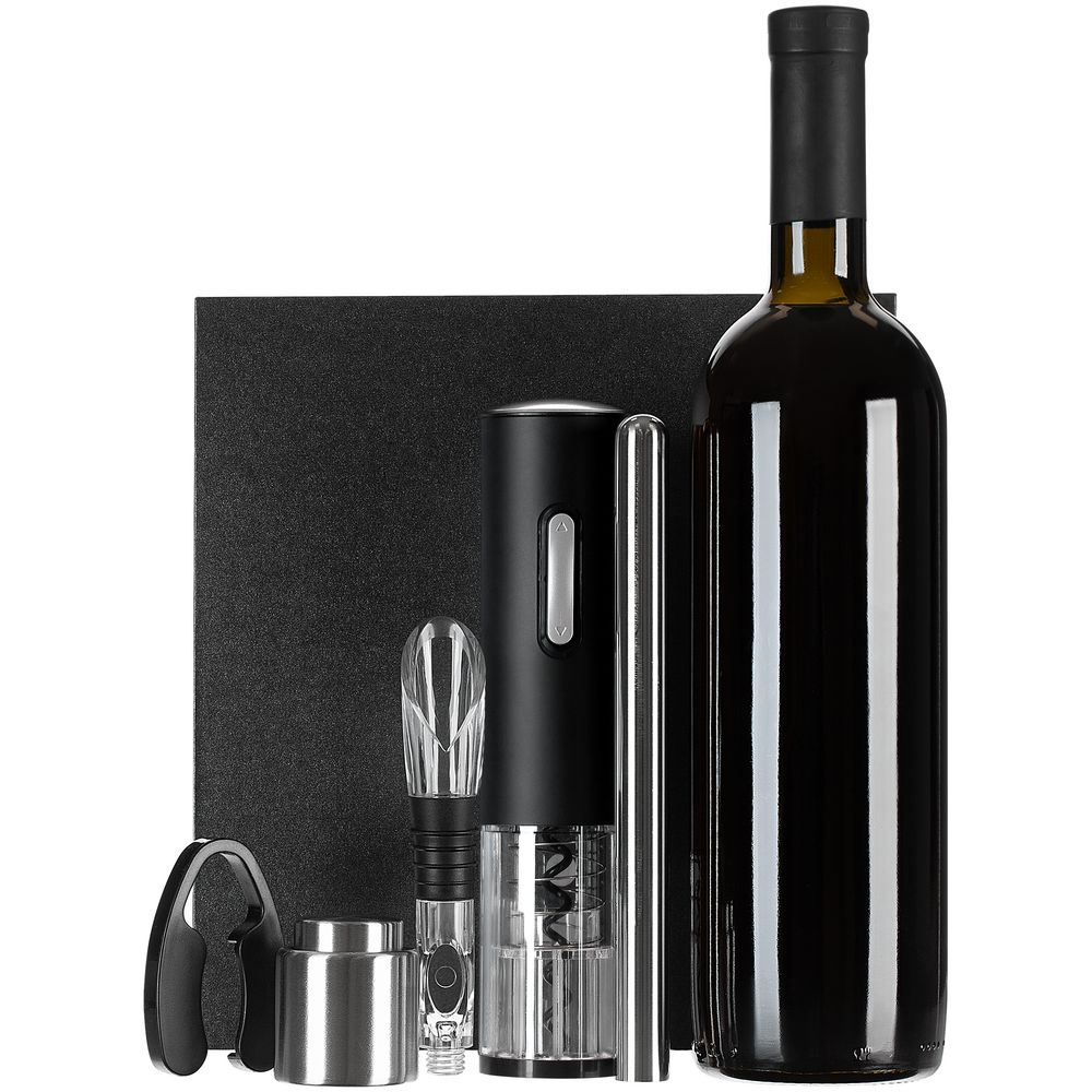 Винный набор Wine Diesel, серебристый