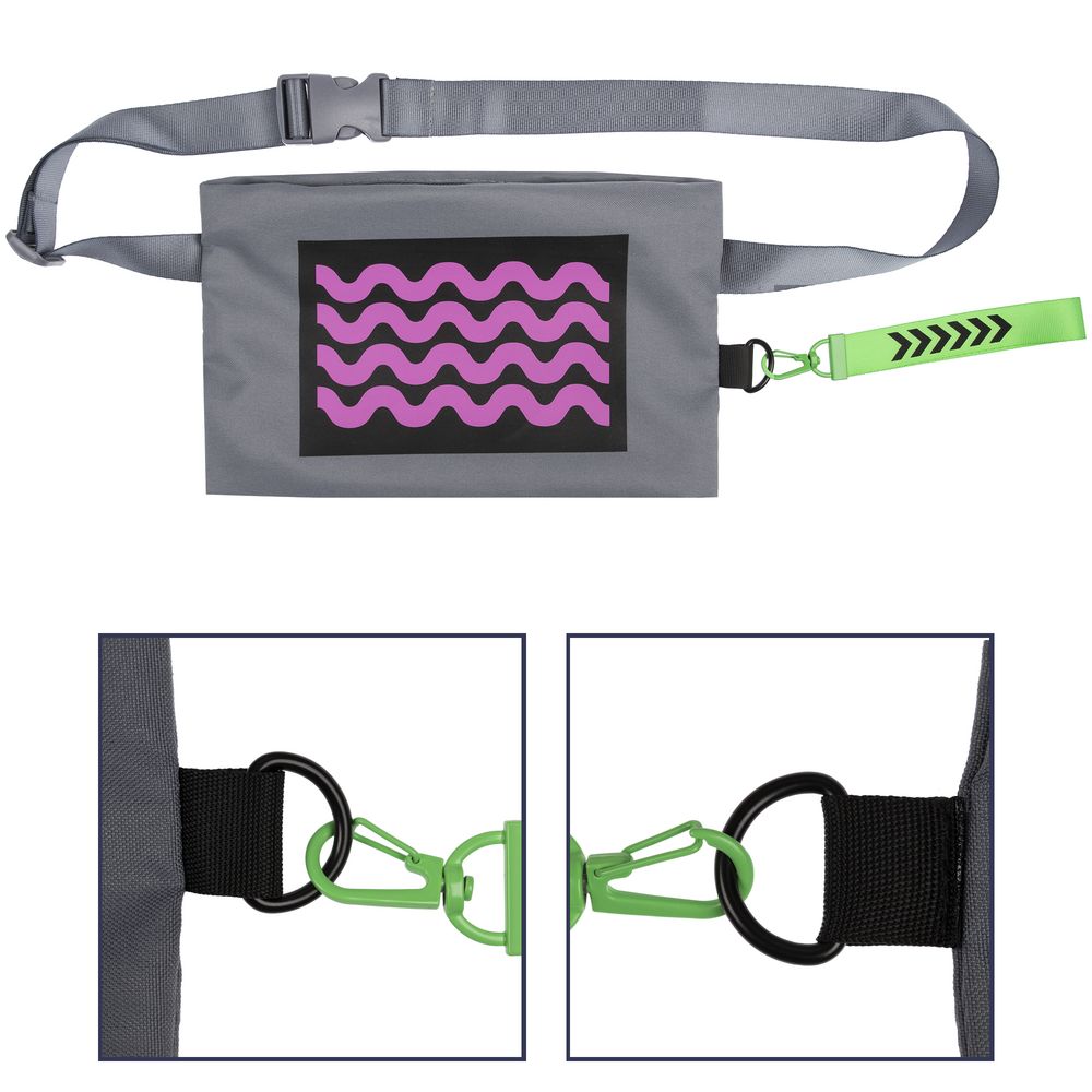 Поясная сумка W2, синяя