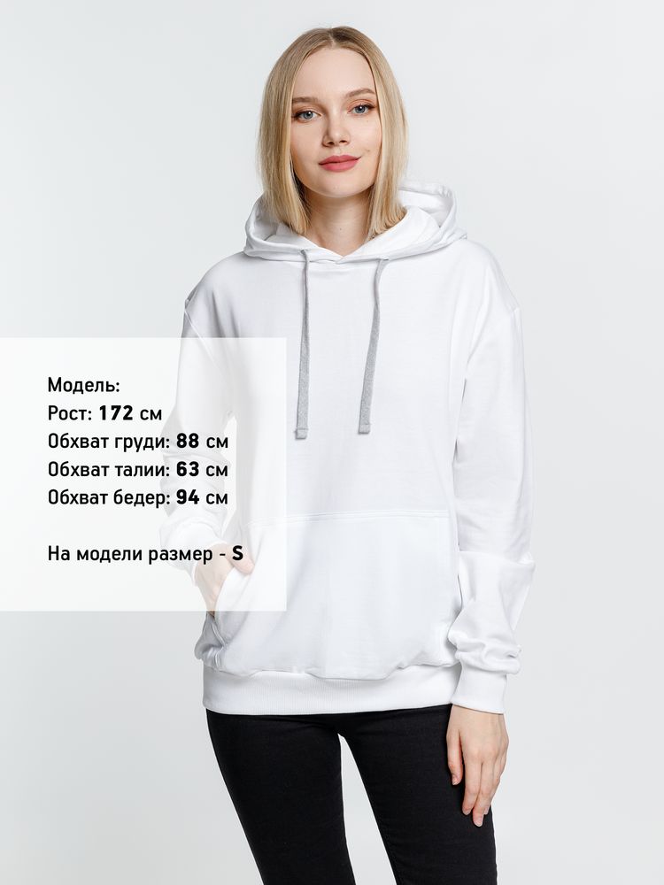 Толстовка с капюшоном Kirenga, молочно-белая