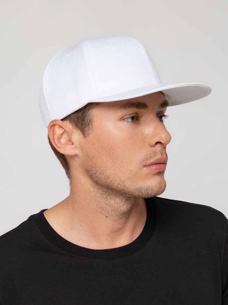 Бейсболка Snapback с прямым козырьком, серая