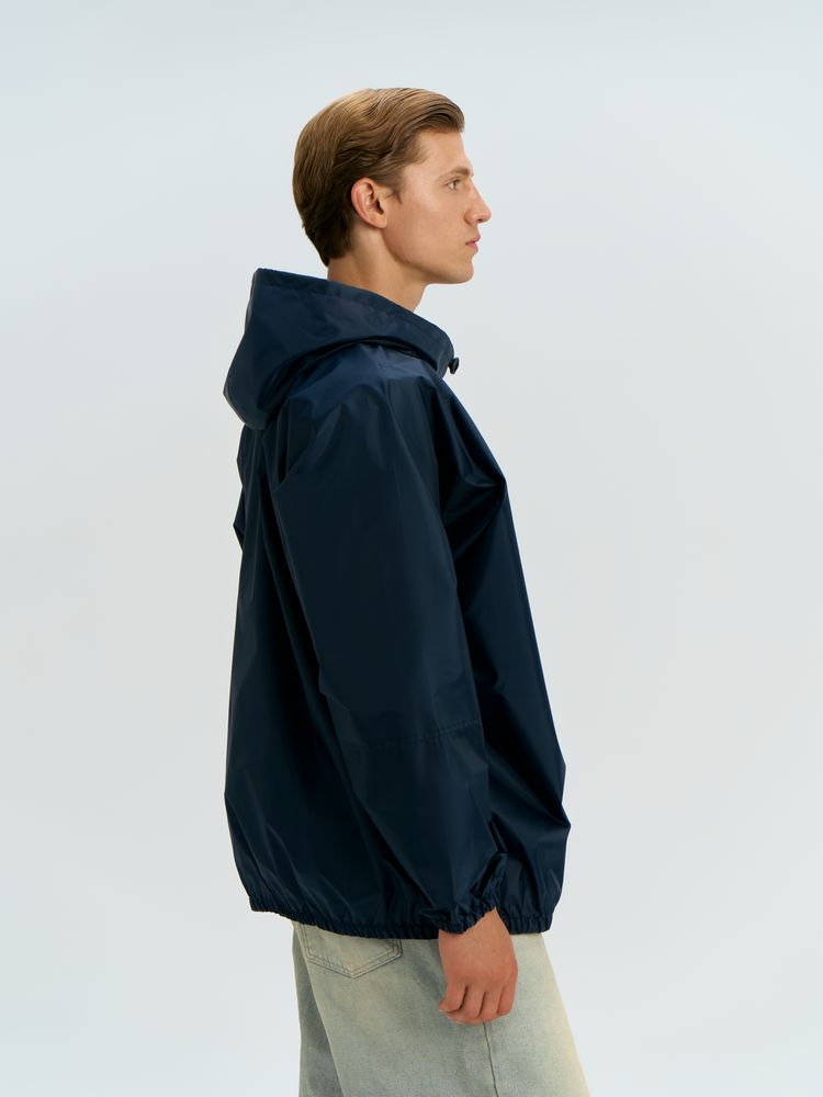 Дождевик-анорак Alatau, укороченный, синий, единый размер