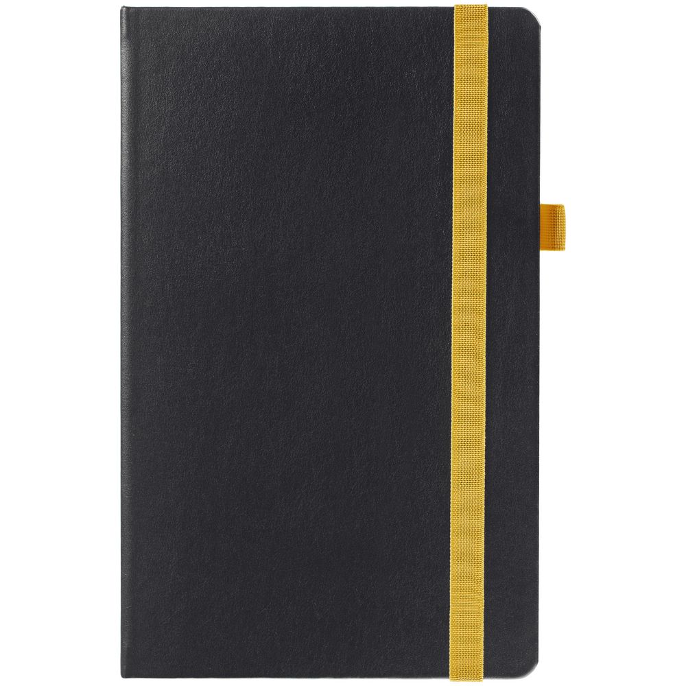 Ежедневник Ton, недатированный, черный с зеленым