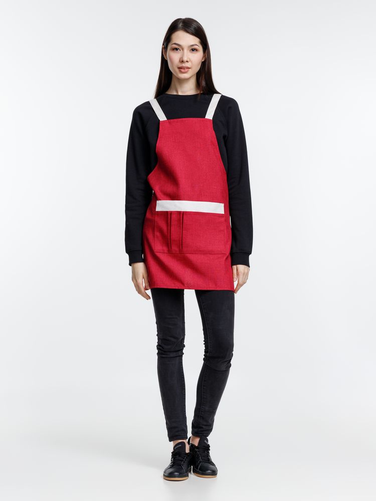 Фартук Settle In, светло-бежевый (молочный)