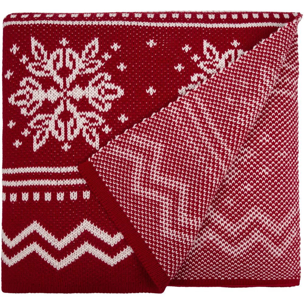 Плед Elnik, серый с молочно-белым