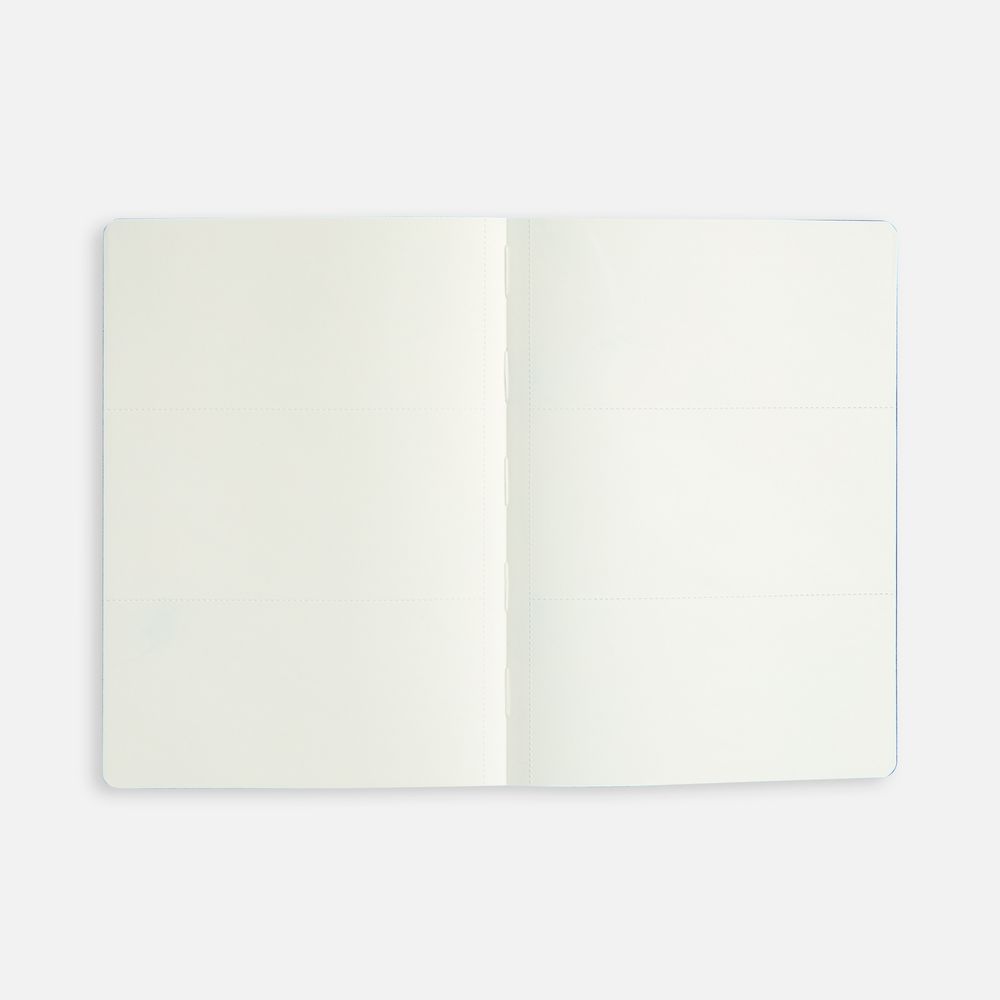 Ежедневник Doppio, недатированный, черный с красным