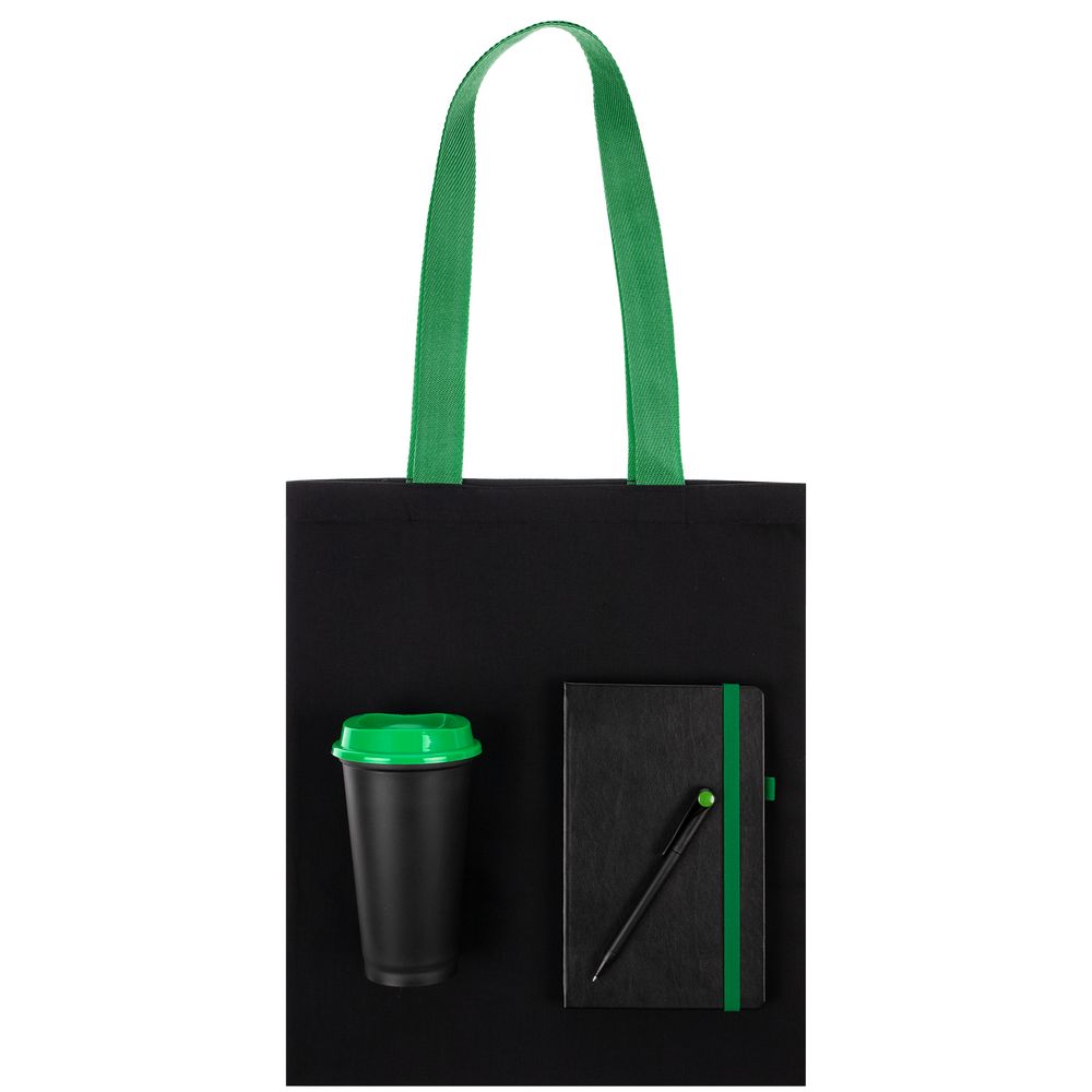 Набор Velours Bag, черный с желтым