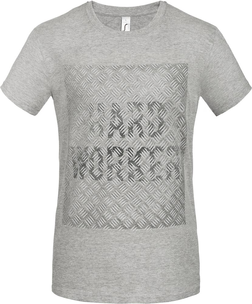 Футболка Hard Work Pocket, серый меланж