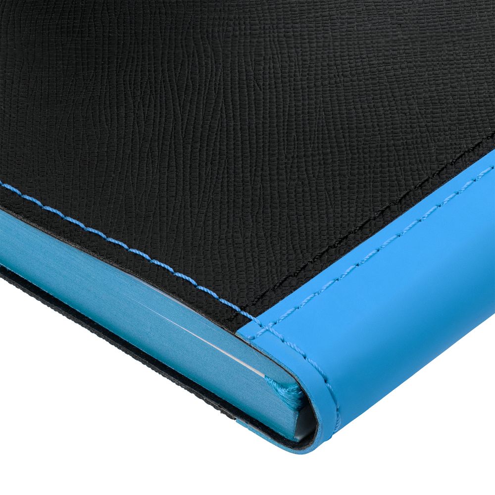 Ежедневник Nice Twice, недатированный, черный с ярко-зеленым