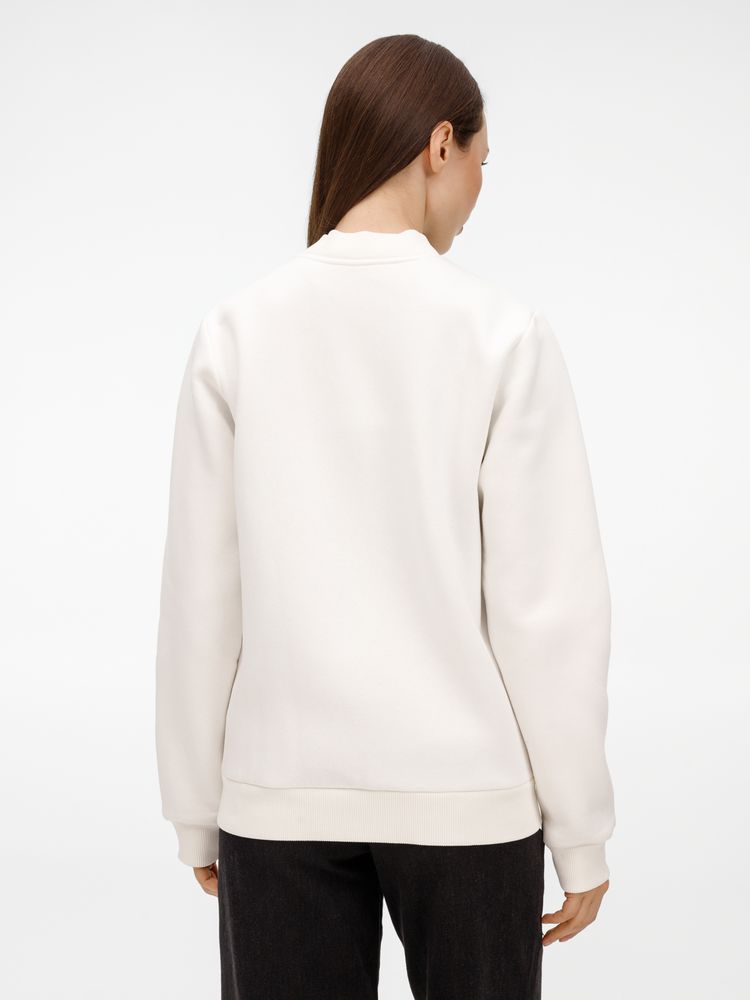 Бомбер унисекс AtmosWear, молочно-белый