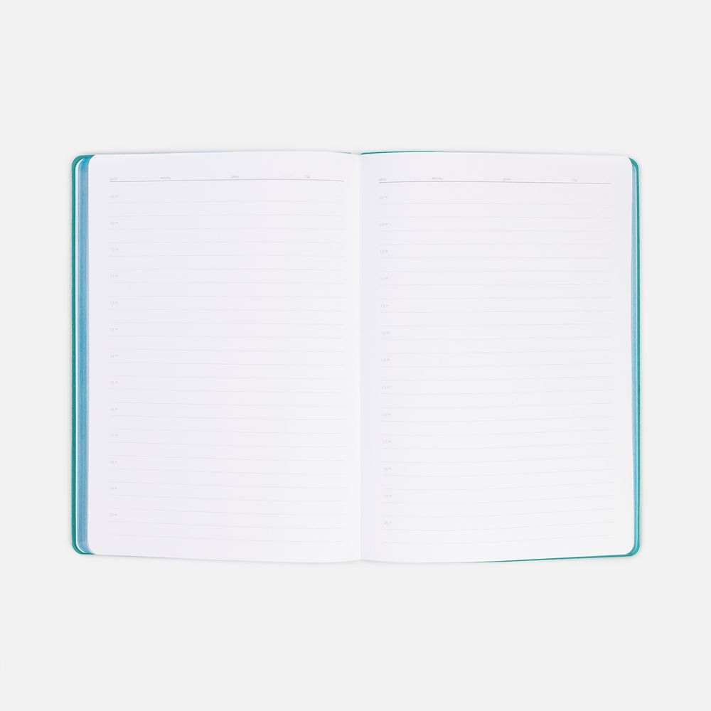 Ежедневник Flexpen Shall, недатированный, зеленый