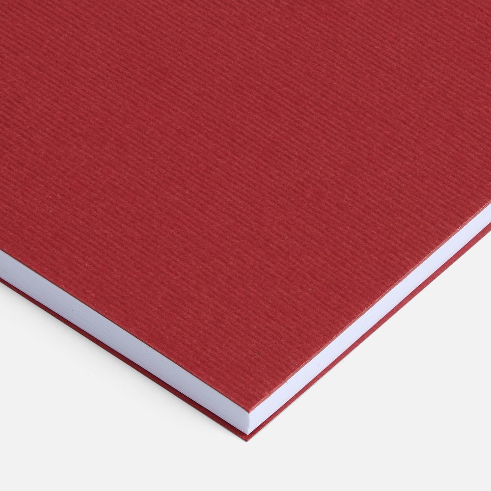 Блокнот Salvador в клетку, красный