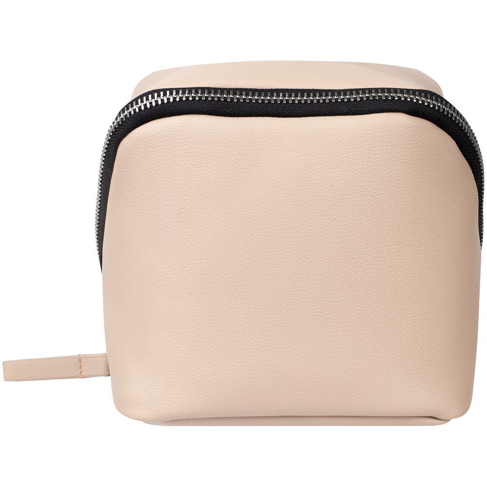 Дорожная косметичка Cubo, серая с логотипом