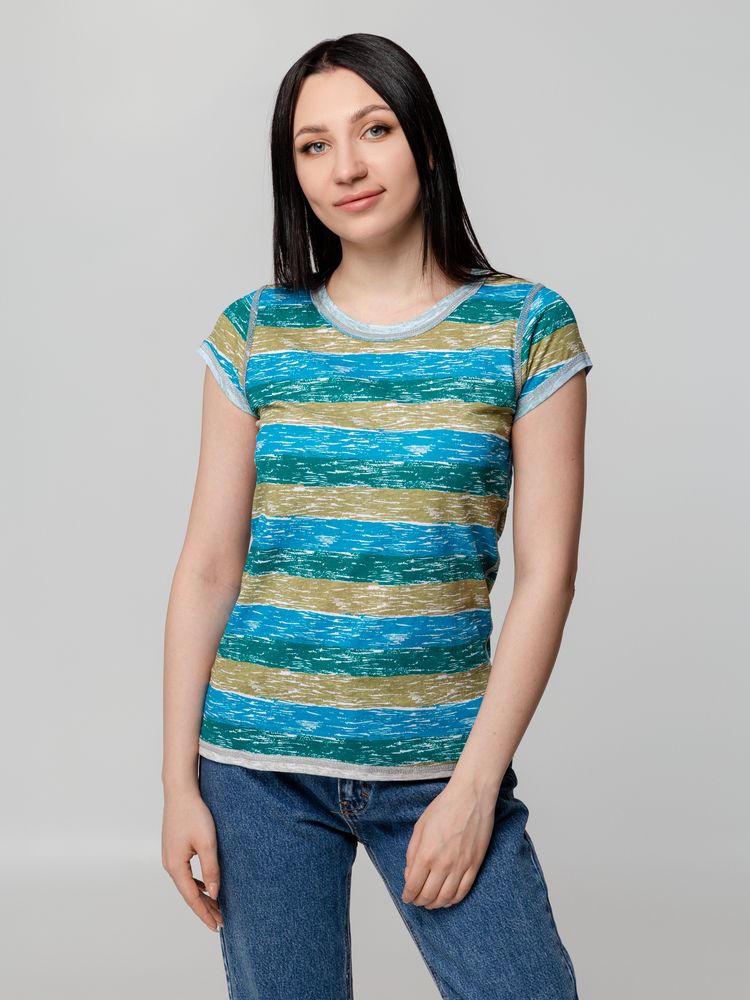 Футболка женская Rayet Lady двусторонняя, оранжевая с фиолетовым