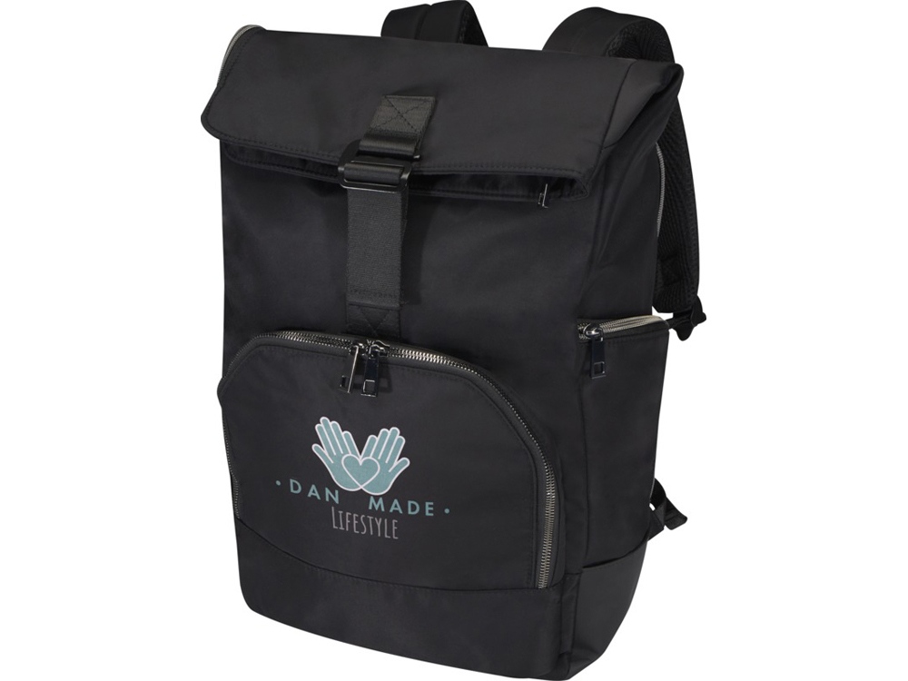 Рюкзак «Rhine» 15” с откидным верхом из переработанного материала