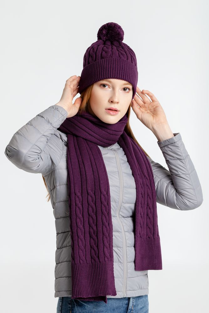 Шарф Heat Trick, белый (молочный)