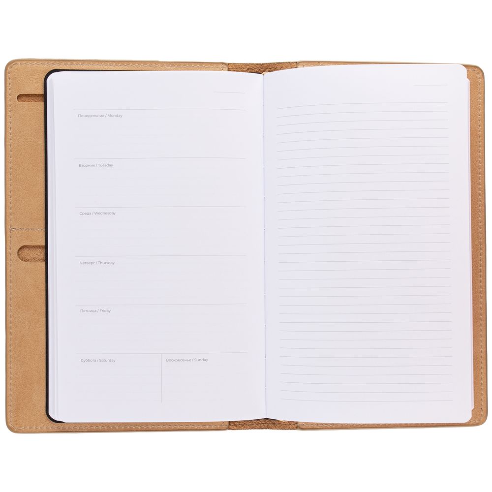 Еженедельник-портфолио Remini, недатированный, черный