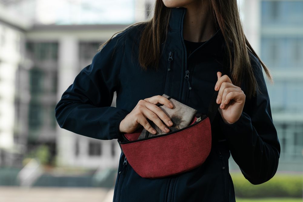 Поясная сумка Handy Dandy, зеленая