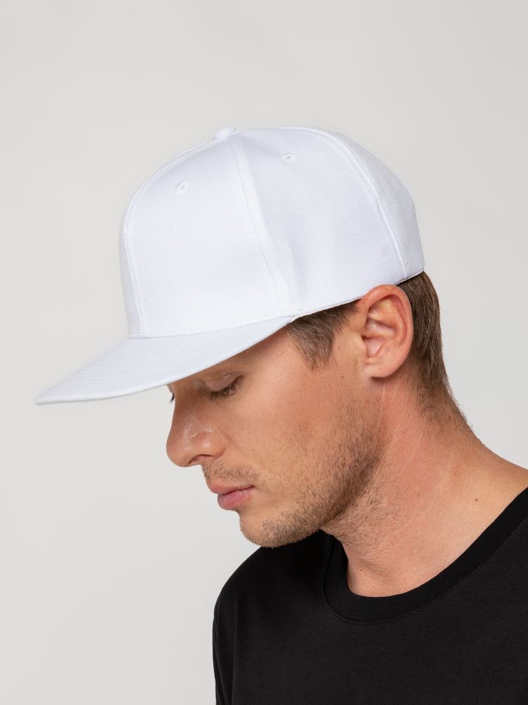 Бейсболка Snapback с прямым козырьком, серая