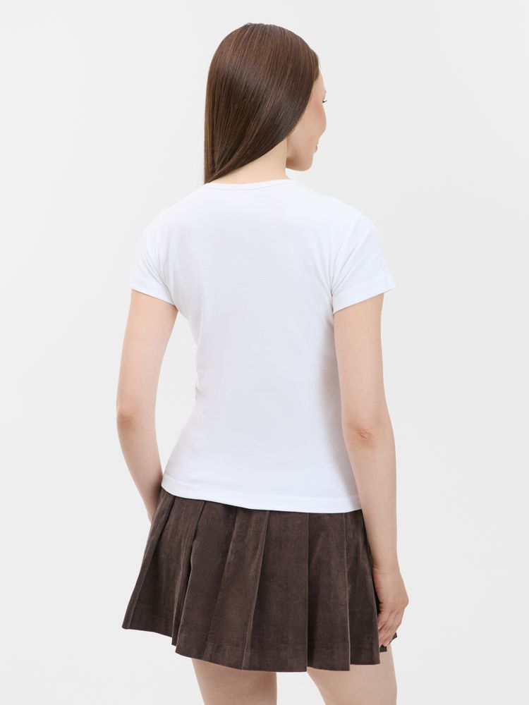 Футболка женская с круглым вырезом Lady 220 красная