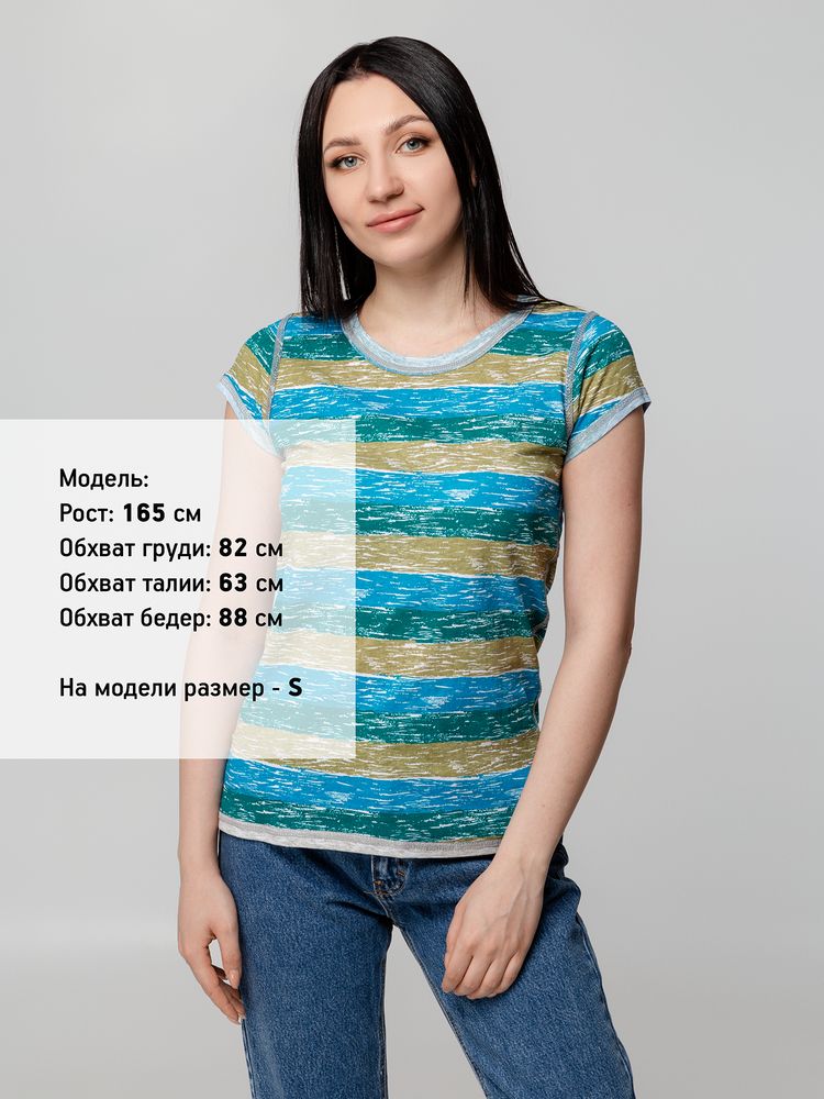 Футболка женская Rayet Lady двусторонняя, оранжевая с фиолетовым