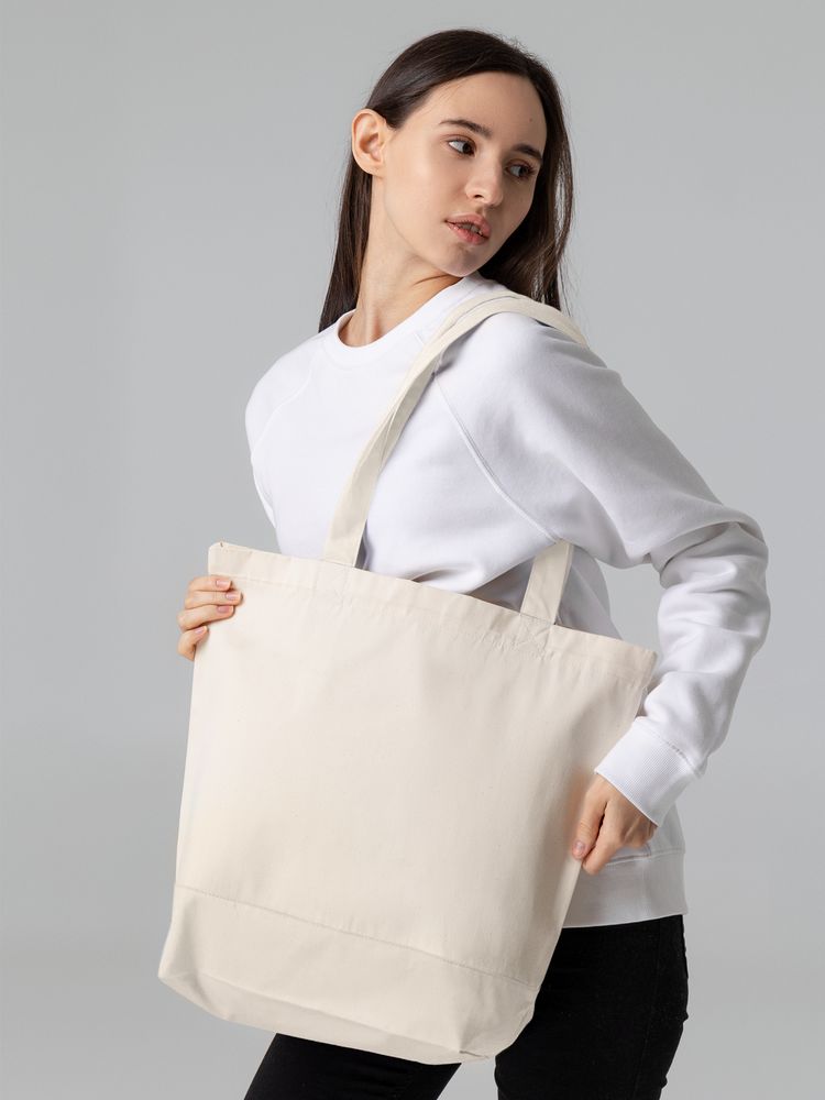Холщовая сумка Shopaholic, черная