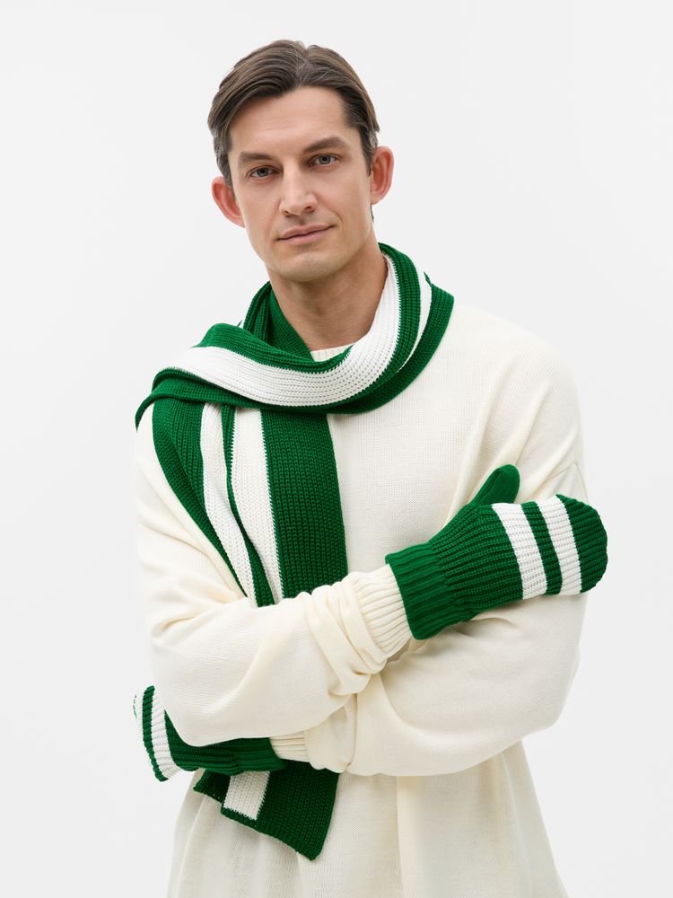 Варежки Winwear, зеленые (глубокий зеленый)