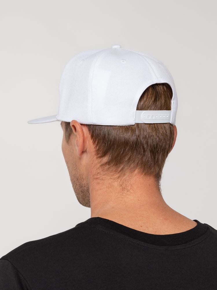 Бейсболка Snapback с прямым козырьком, серая