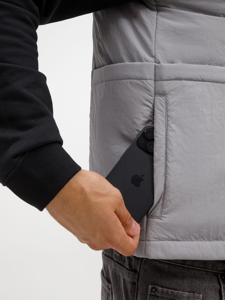 Жилет унисекс Veter, молочно-белый