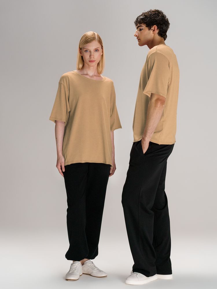 Футболка оверсайз унисекс Vozduh, красная