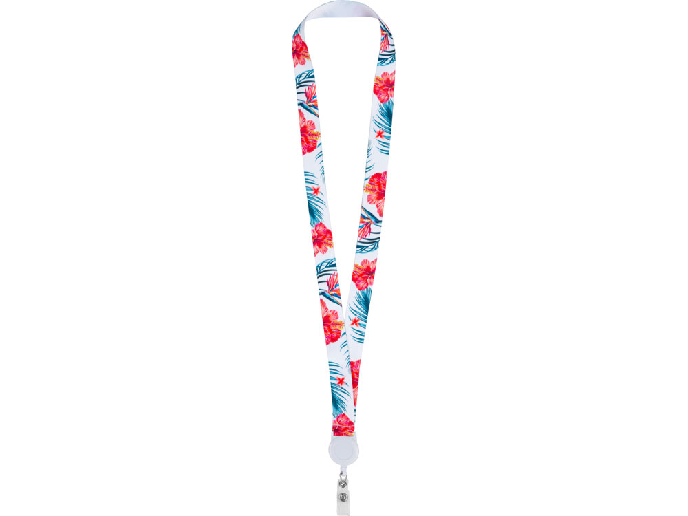 Ланъярд под сублимацию с ретрактором, 2 см