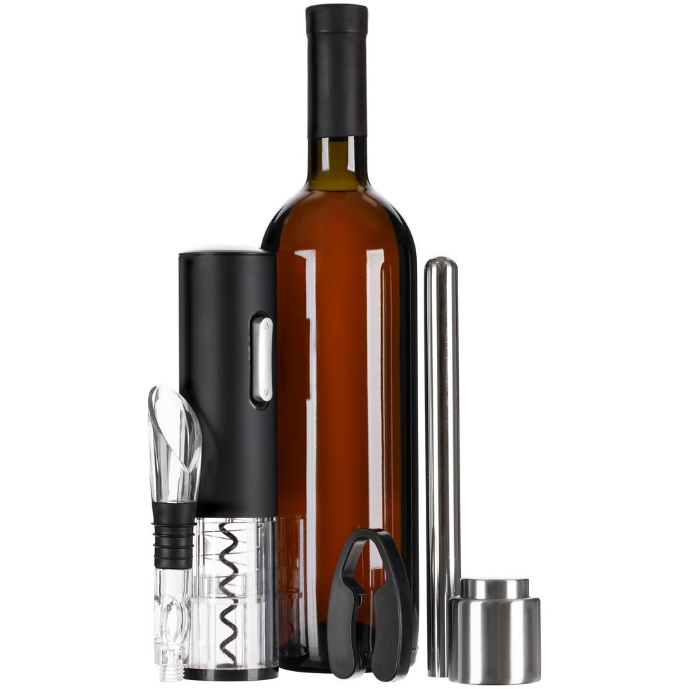 Винный набор Wine Diesel, серебристый