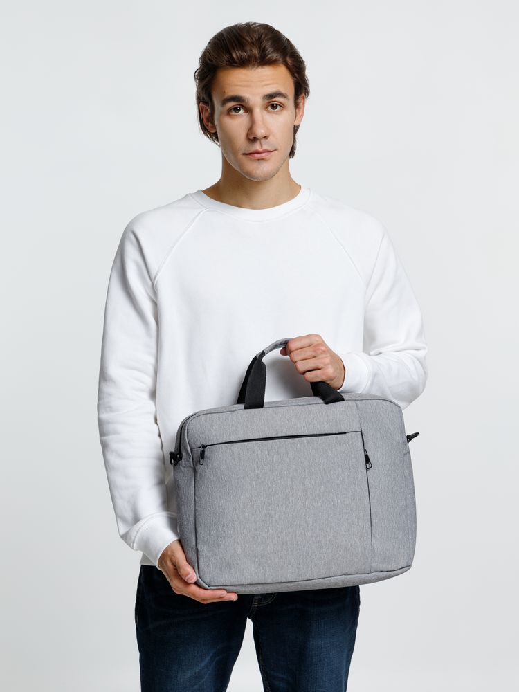 Сумка для ноутбука Oneworld, серая