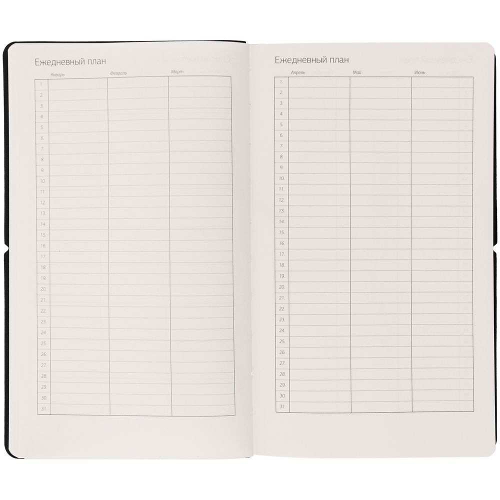 Ежедневник Nubuk, недатированный, светло-серый