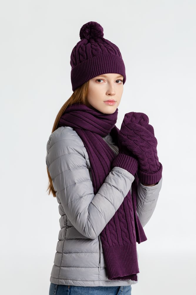 Варежки Heat Trick, серебристо-серый меланж