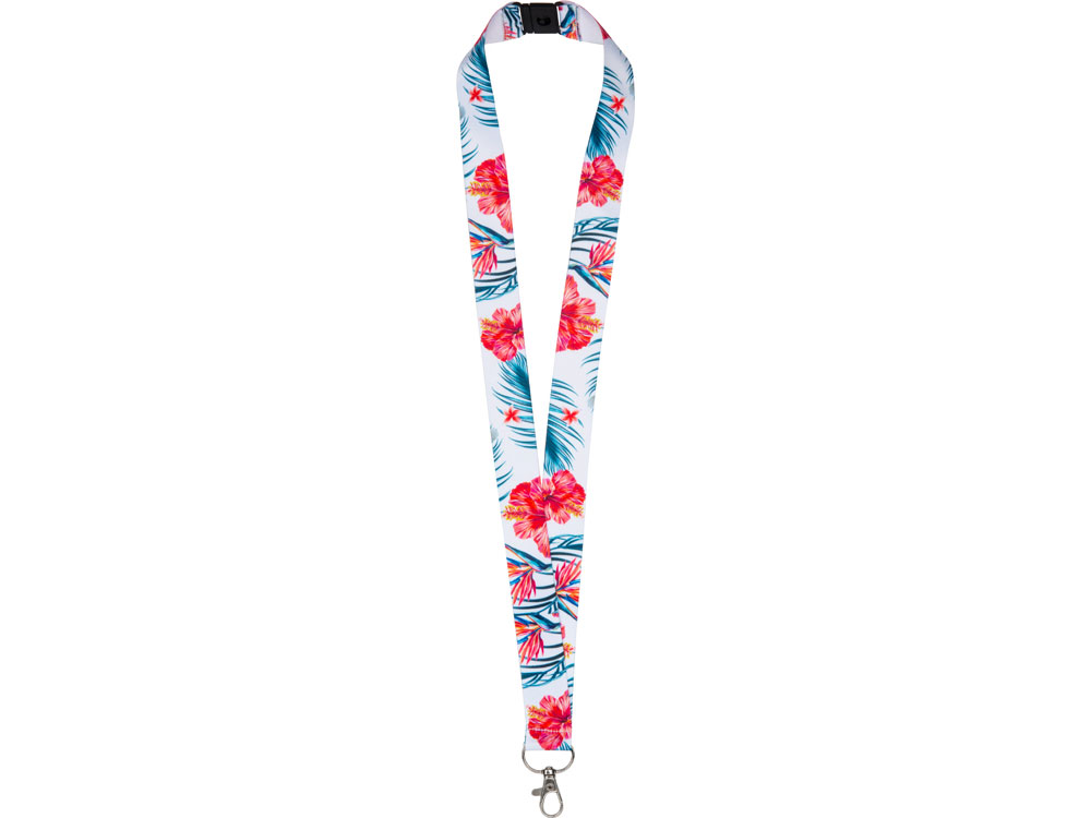 Ланъярд под сублимацию с карабином и замком обрыва, 2,5 см