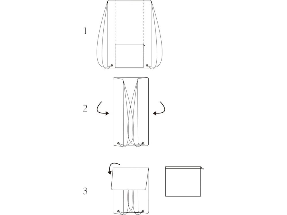 Складной рюкзак со шнурком «Coss»
