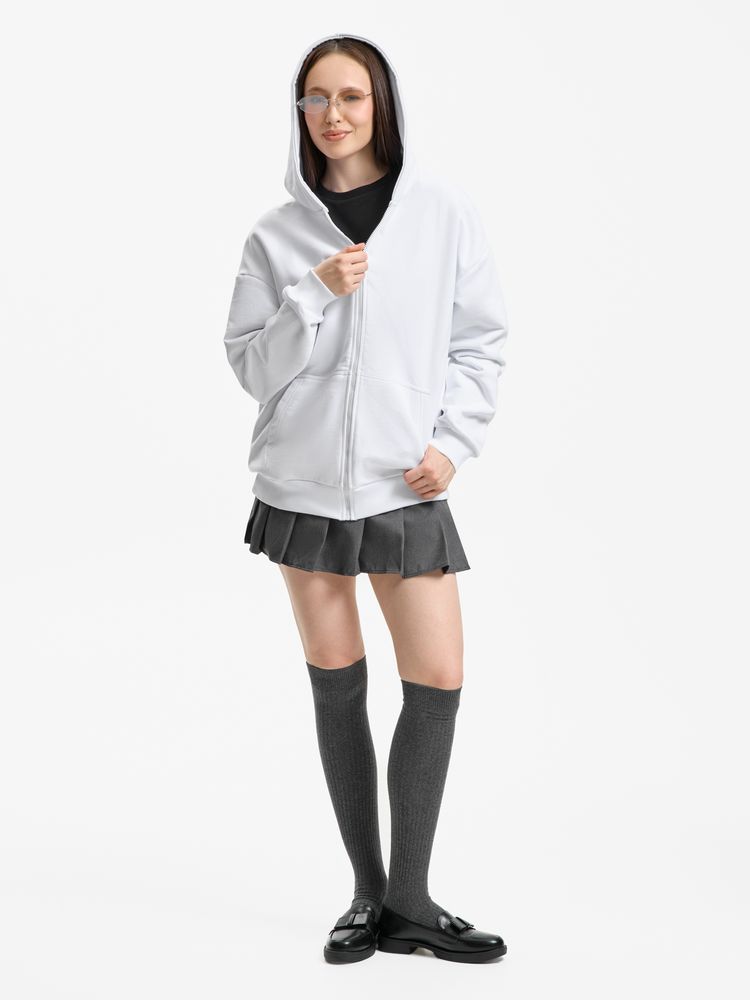 Толстовка унисекс оверсайз Sartoro, белая