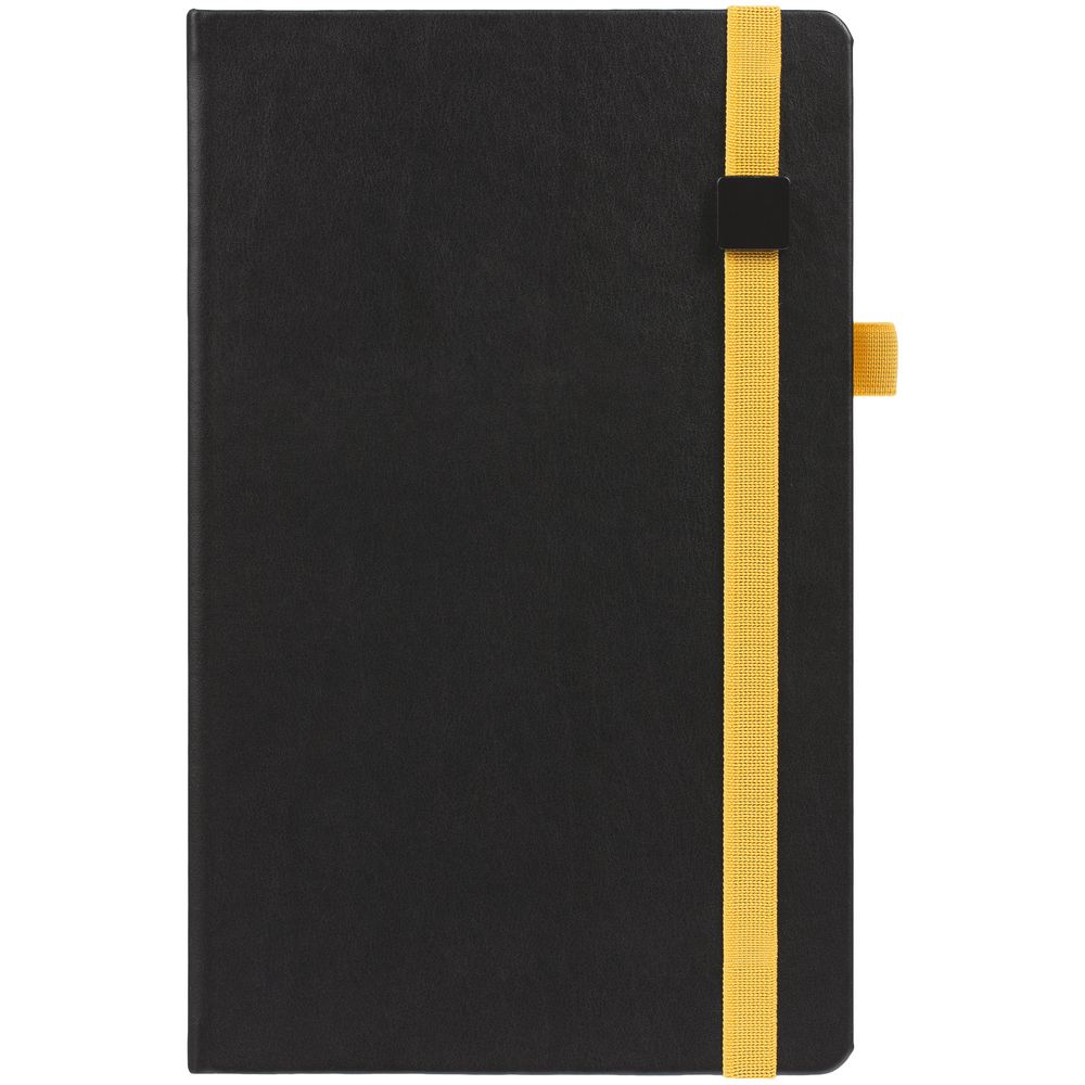 Ежедневник Ton Black, недатированный, черный с зеленым