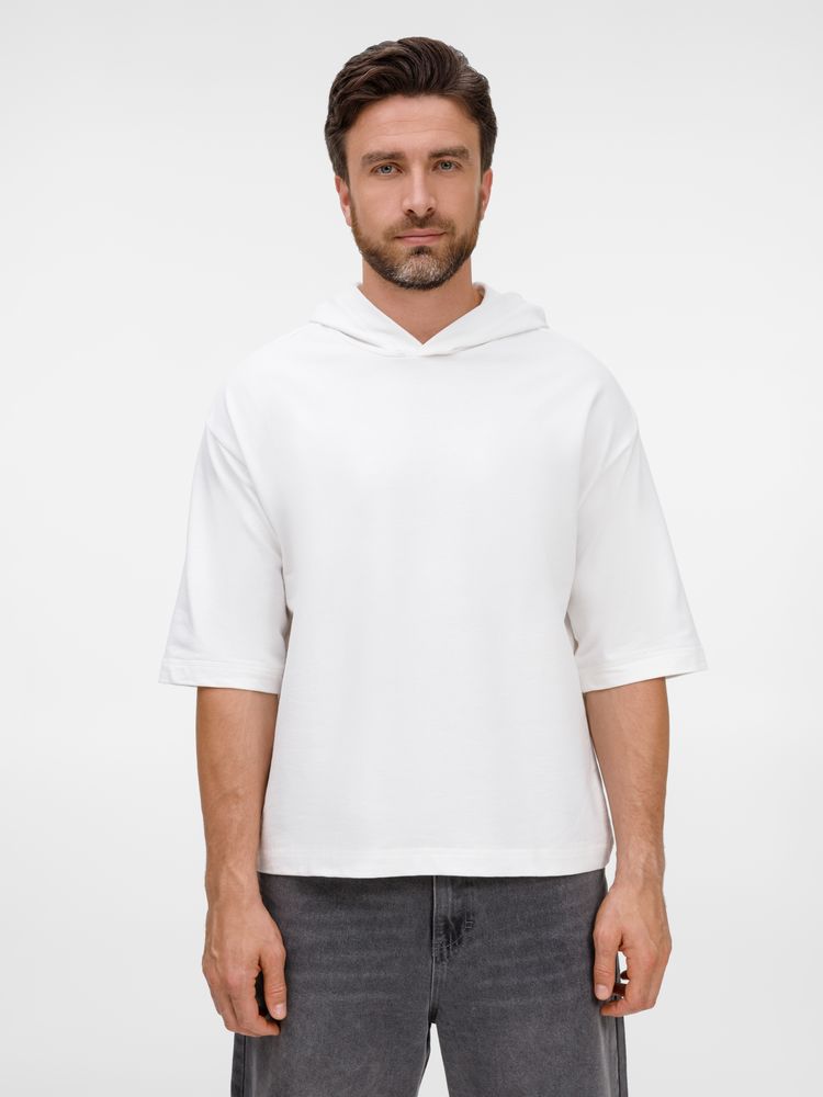 Футболка оверсайз унисекс с капюшоном Neofit, темно-синяя