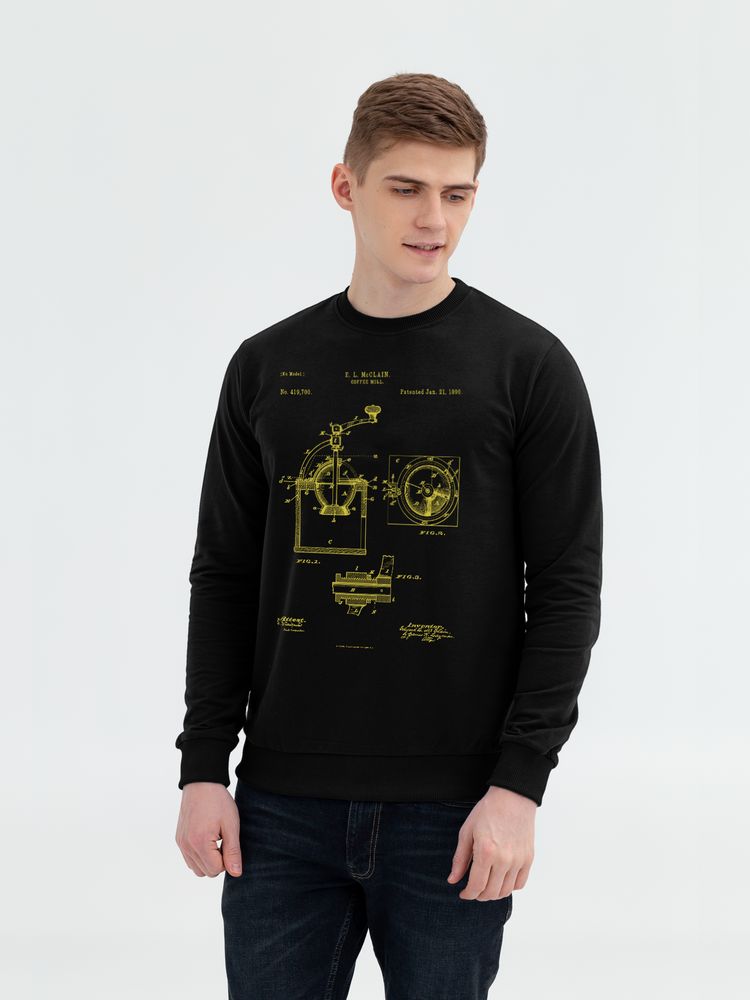 Свитшот Old Patents. Lighter, темно-синий