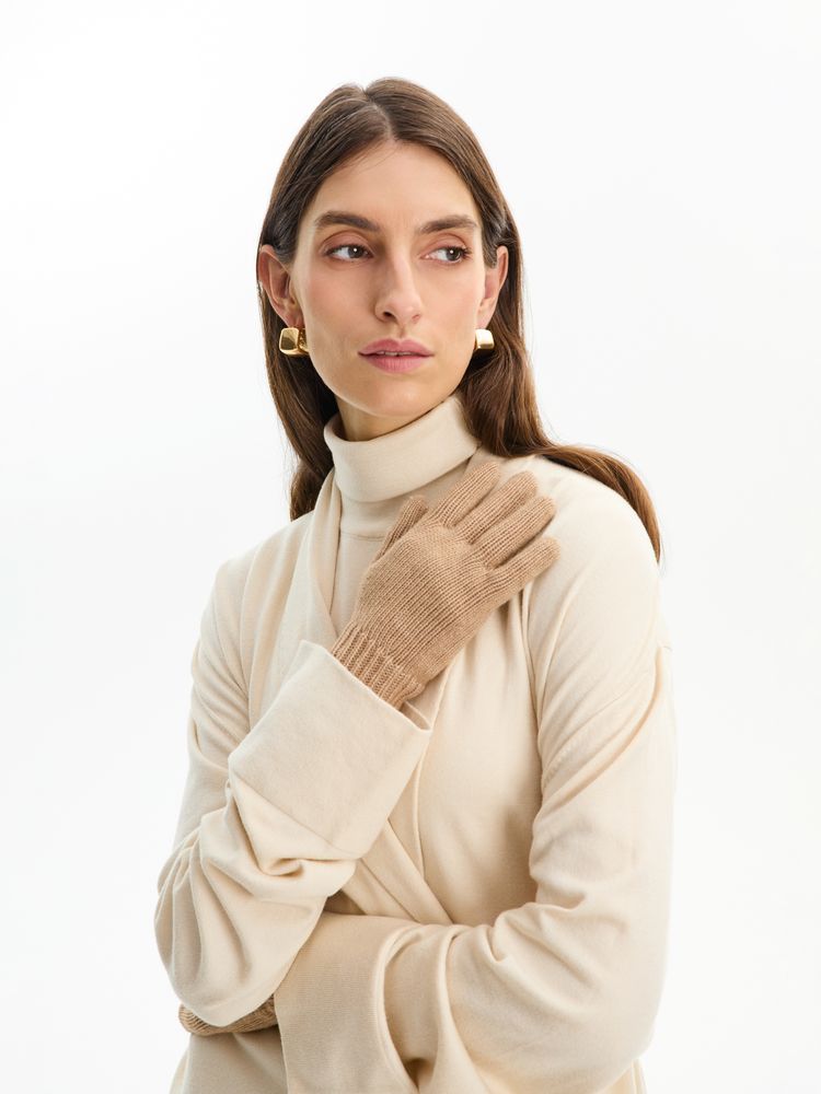 Перчатки Alpine, красные (гвоздика)