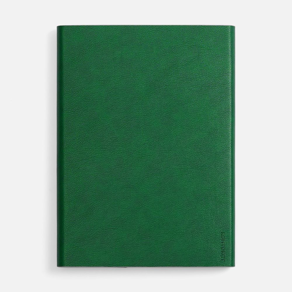 Ежедневник Petrus Flap, недатированный, зеленый
