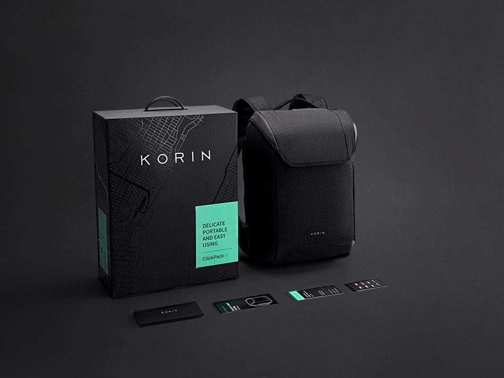 Водостойкий антикражный рюкзак Clickpack для ноутбука 15.6"