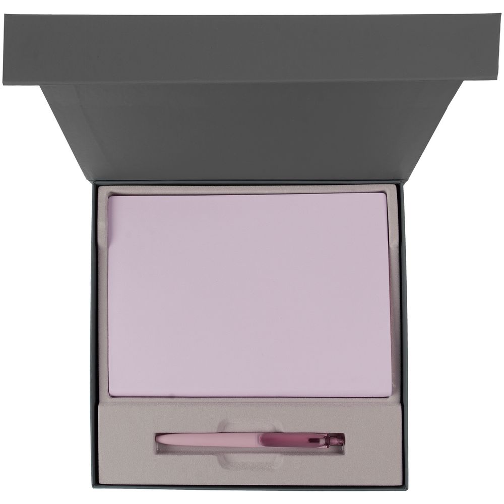 Коробка Memoria с ложементом под ежедневник и ручку, ver. 2, черная