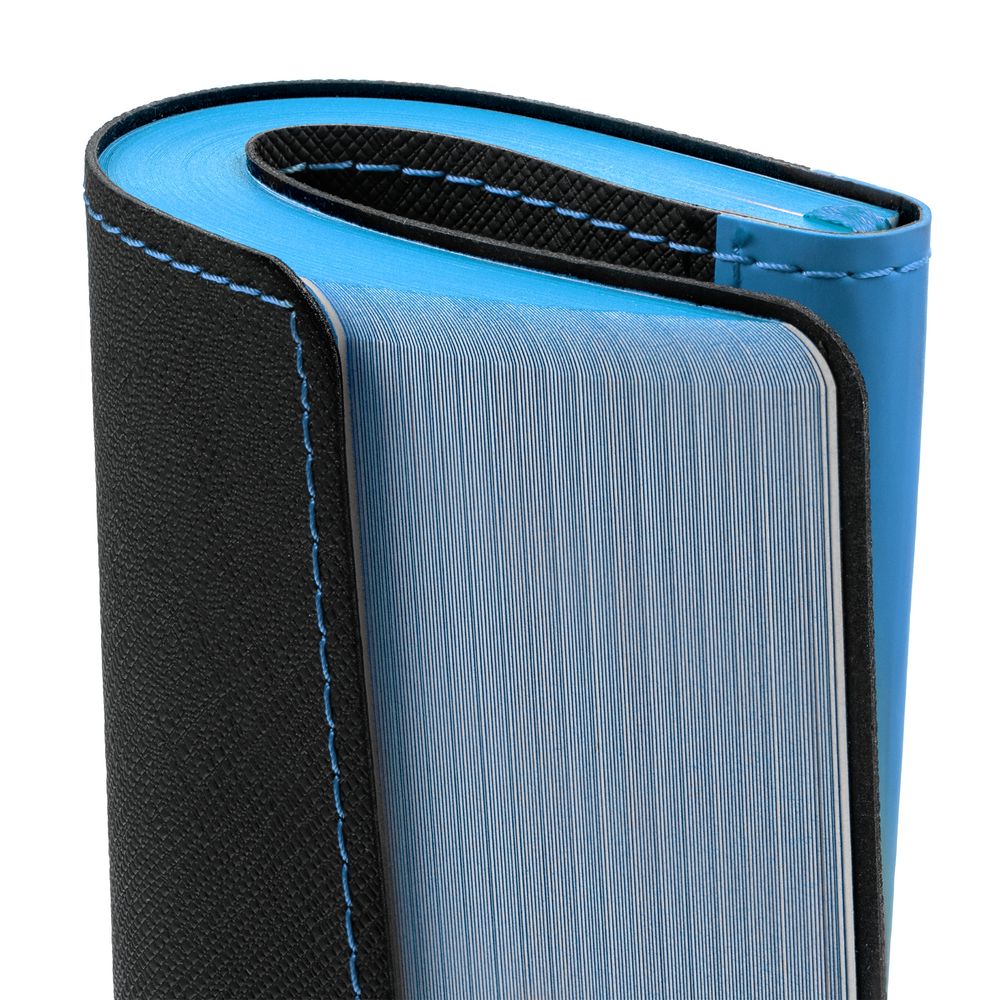 Ежедневник Nice Twice, недатированный, черный с ярко-зеленым