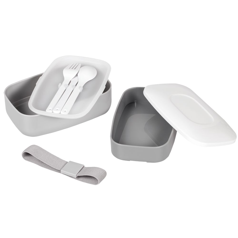 Набор ланчбоксов в термосумке Takk Mamma, серый