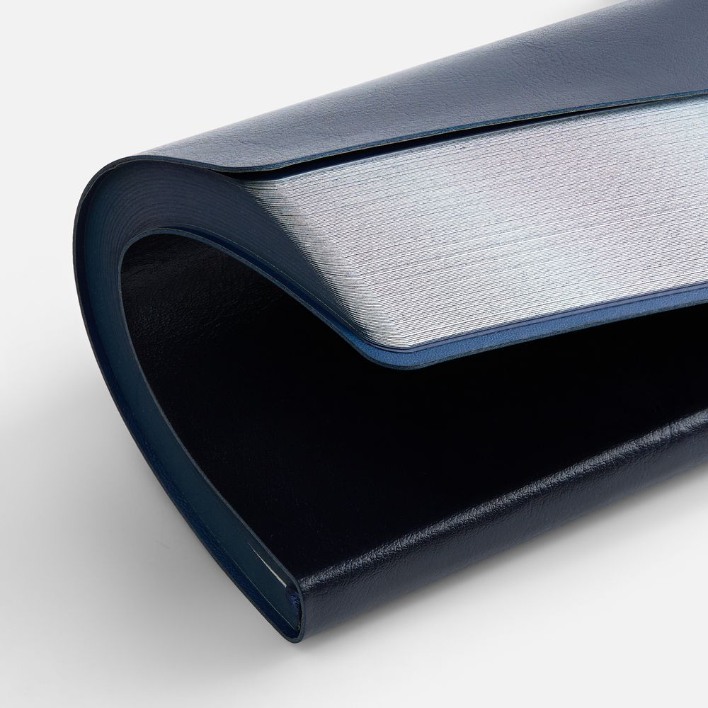 Ежедневник Doppio, недатированный, черный с красным