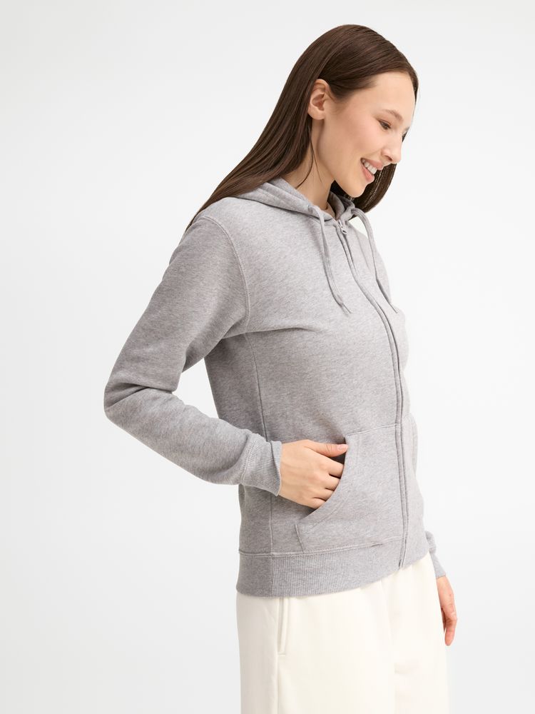 Толстовка женская на молнии с капюшоном Seven Women, красная