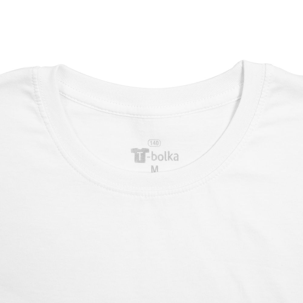 Футболка унисекс T-Bolka 140, белая (белоснежная)