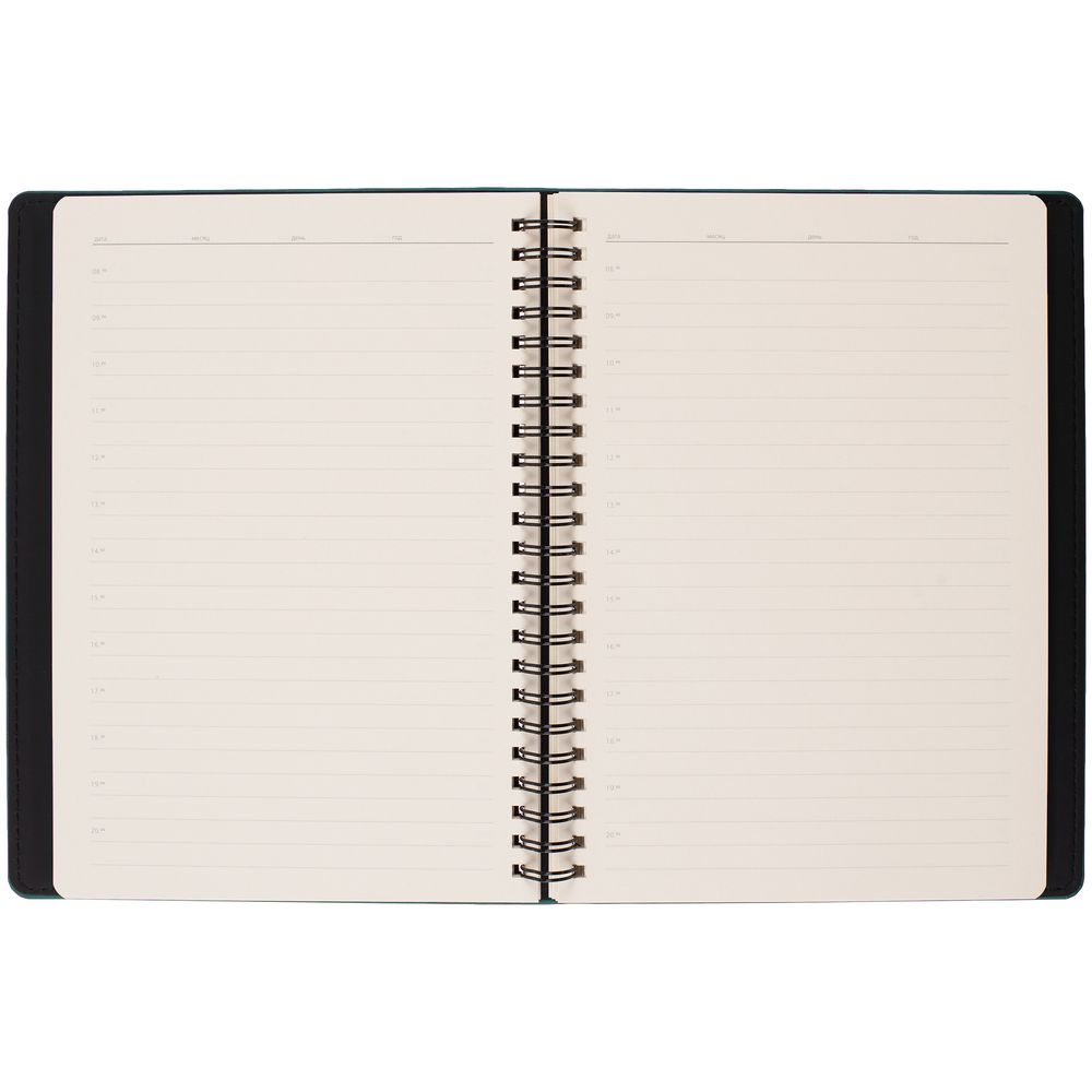 Ежедневник Spring Urban, недатированный, изумрудный